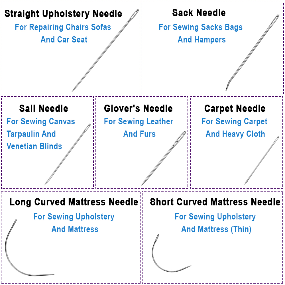 7 PCS/Pack Leather Sewing Need - Leather Needle Heavy avaliação e preço