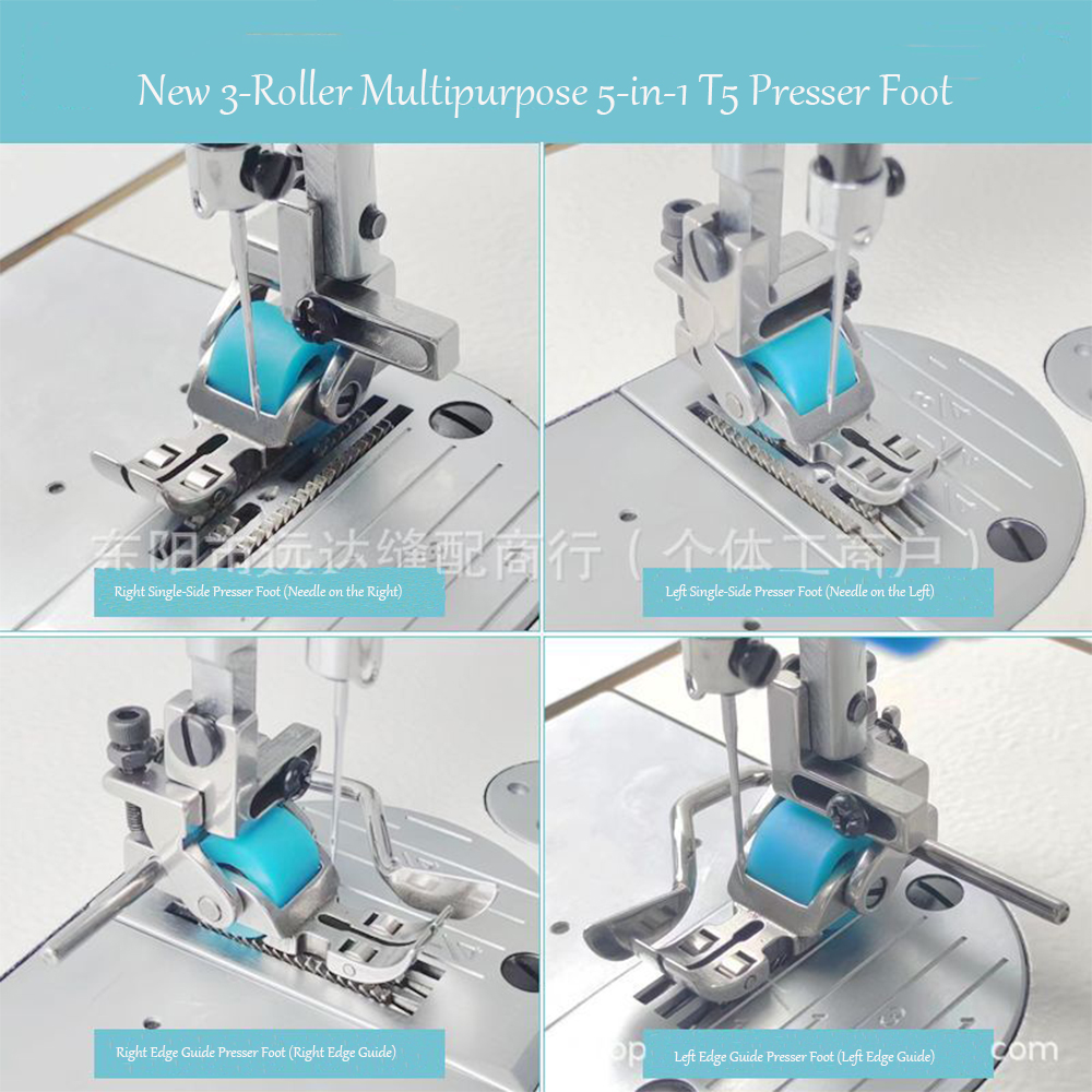 T5 3-Roller Left-Right Edge Gu - Sewing Roll avaliação e preço