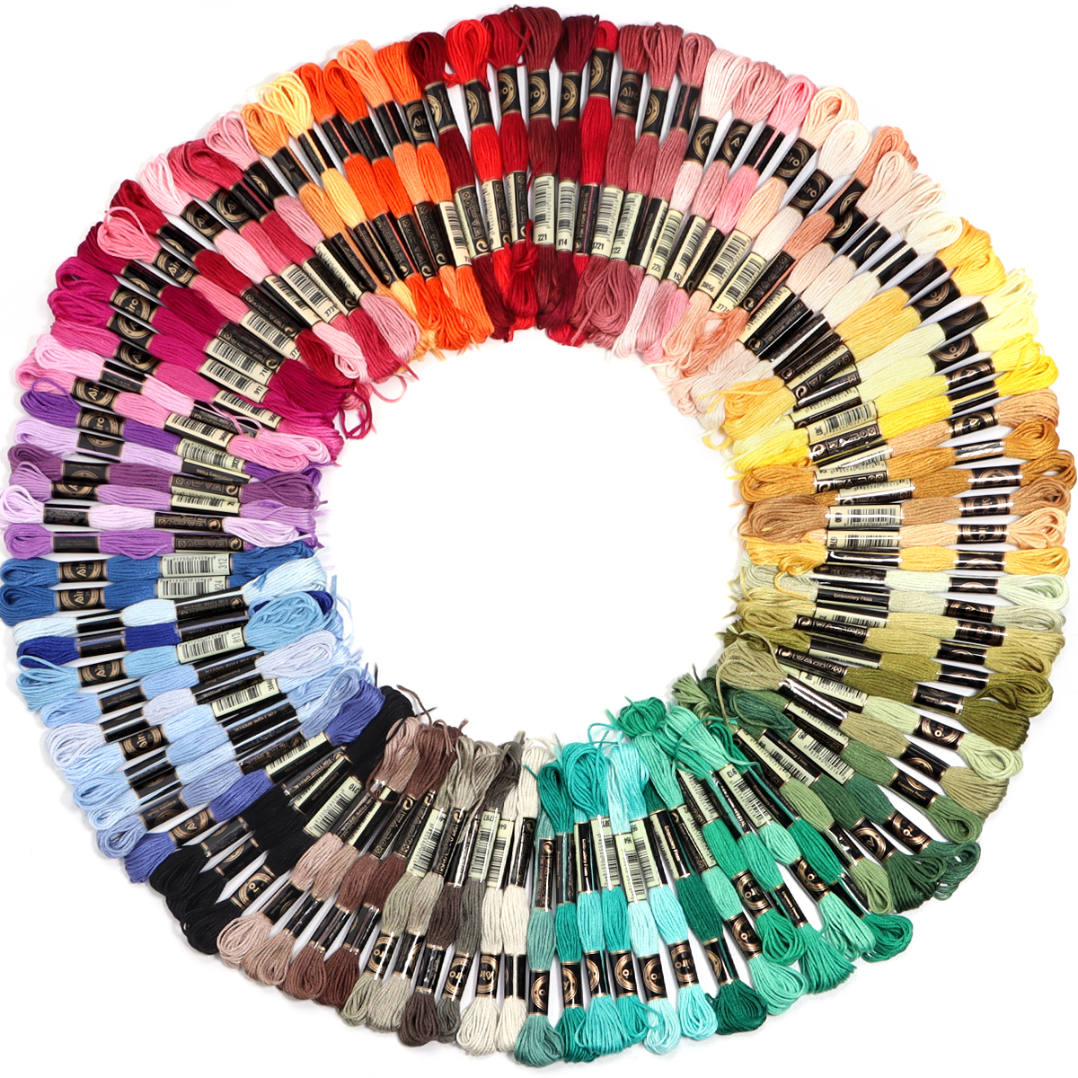 6Pcs/Lot Multicolor Polyester  - Sewing Kit avaliação e preço
