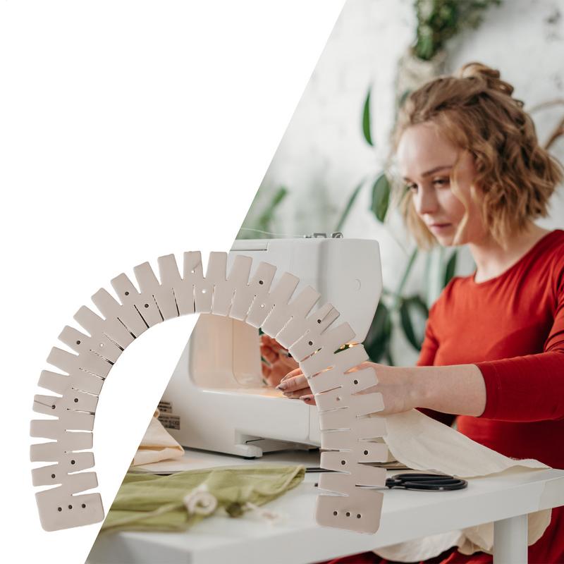 Hot Hem Ruler Flexible Silicon - Sewing Hemming avaliação e preço