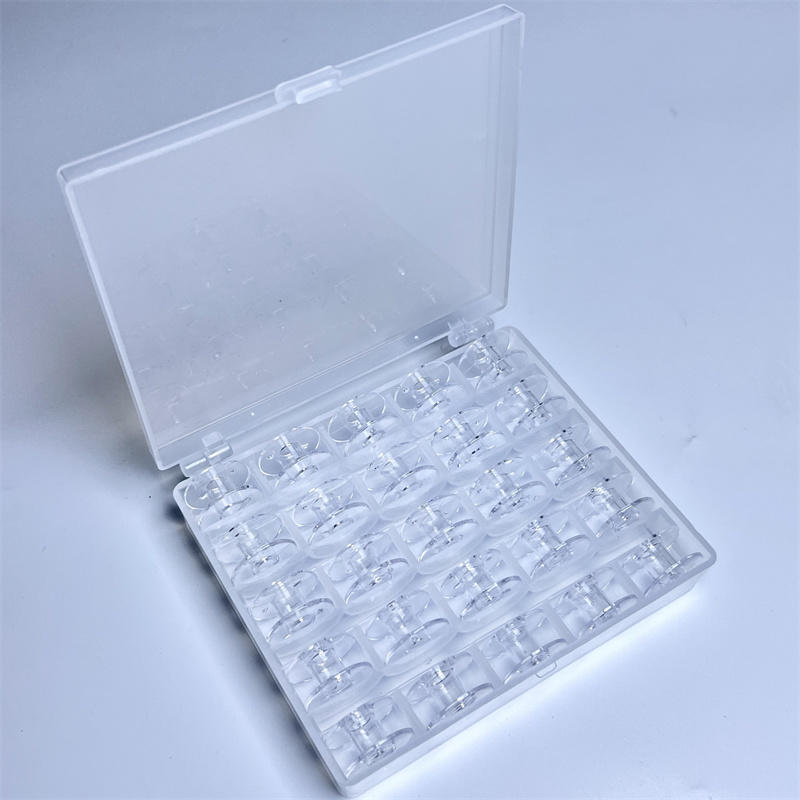25 Grid Clear Empty Bobbins St - Sewing Machine Yarn avaliação e preço