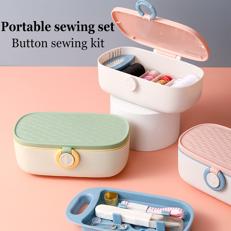 Sewing Kit, Plastic Sewing Box - Sewing Kit avaliação e preço