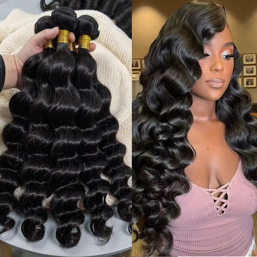 Raw Human Hair Bundles Brazili - Sewing Technology avaliação e preço