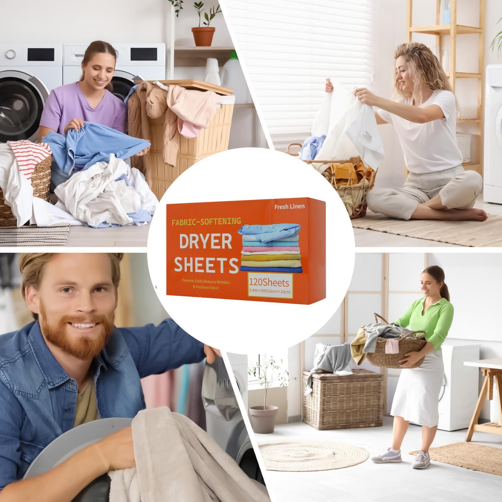 Laundry Softener Sheets 120 Pi - Fabric Softener Sheet avaliação e preço