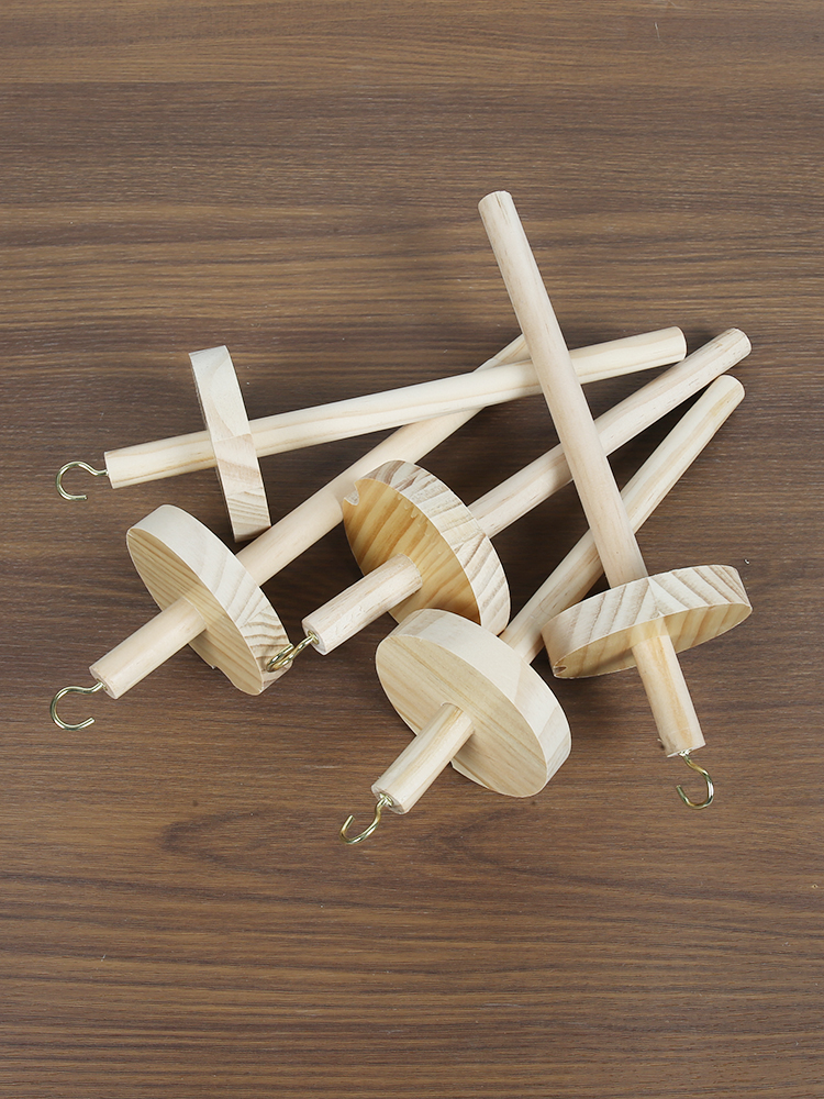 Wooden Spinning Mallet DIY Yar - Sewing And Textile avaliação e preço