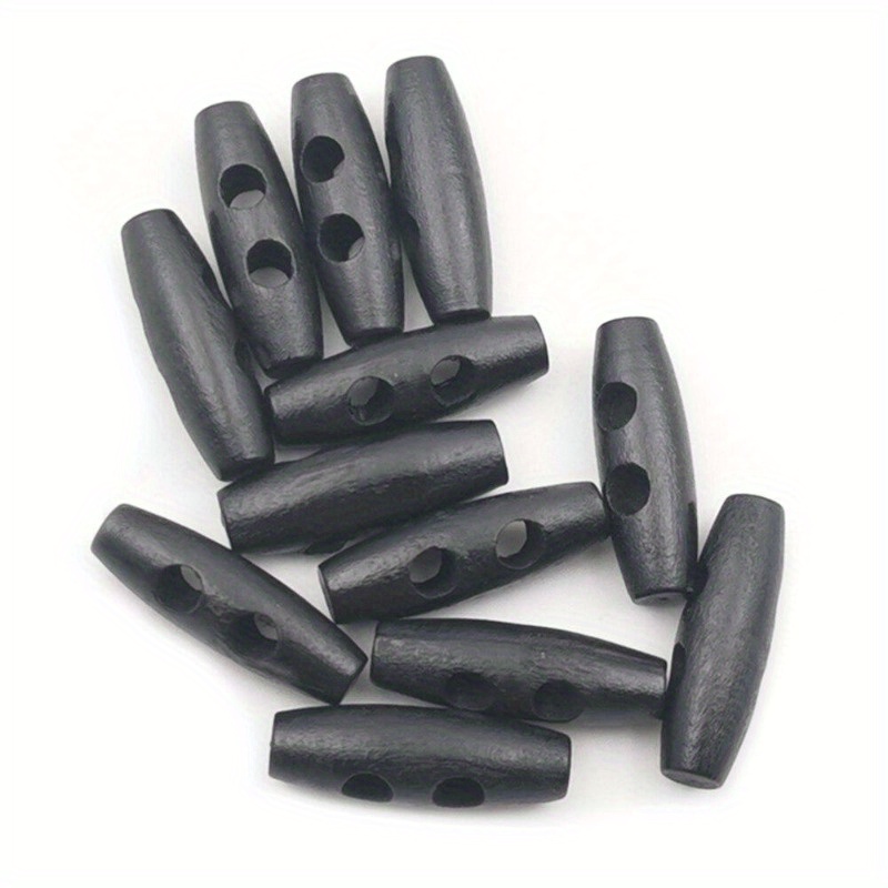 50pcs Recycled Wood Horn Toggl - Sewing Recycling avaliação e preço