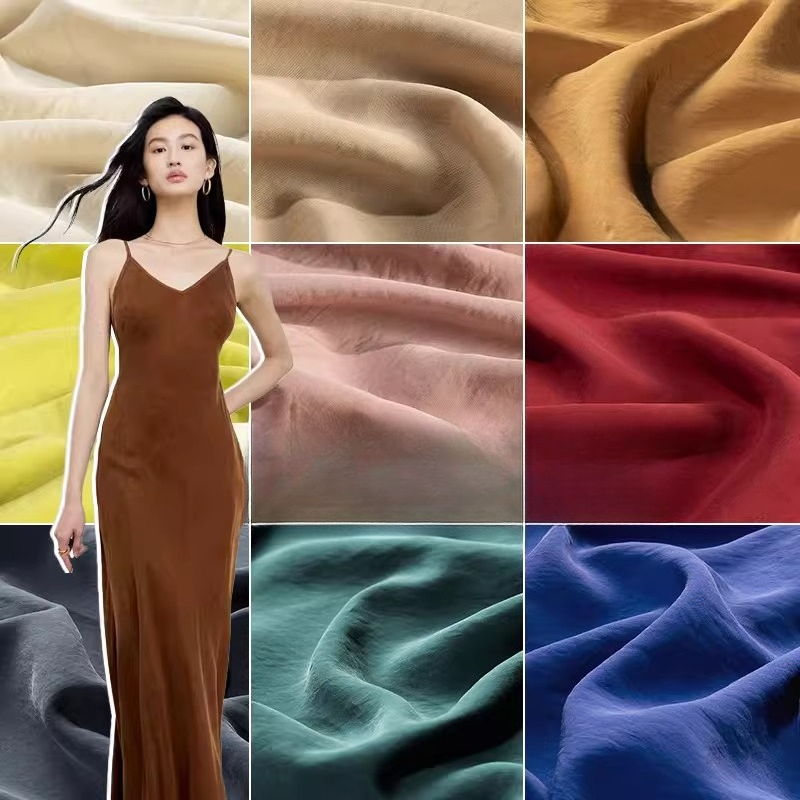 Sand-washed Cupro Fabric By Th - Sewing Recycling avaliação e preço