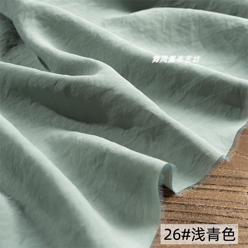 Sand-washed Cupro Fabric By Th - Sewing Recycling avaliação e preço