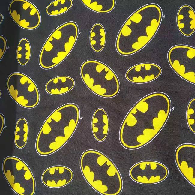 140cm Width Cartoon Batman Log - Sewing And Textile avaliação e preço