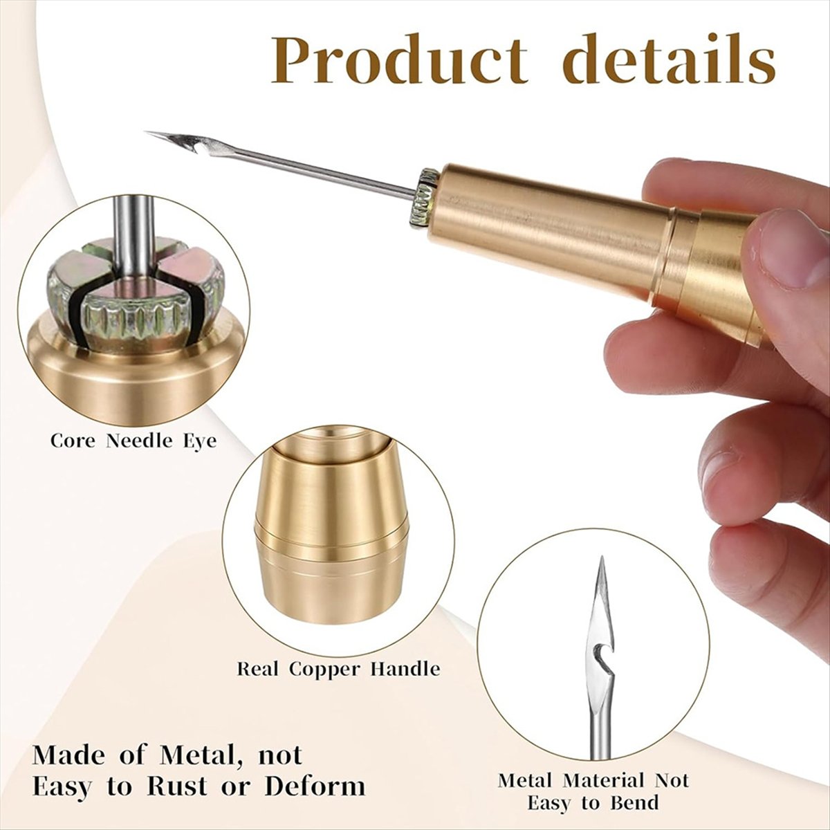 9pcs Leather Sewing Awl Kit wi - Sewing Kit avaliação e preço