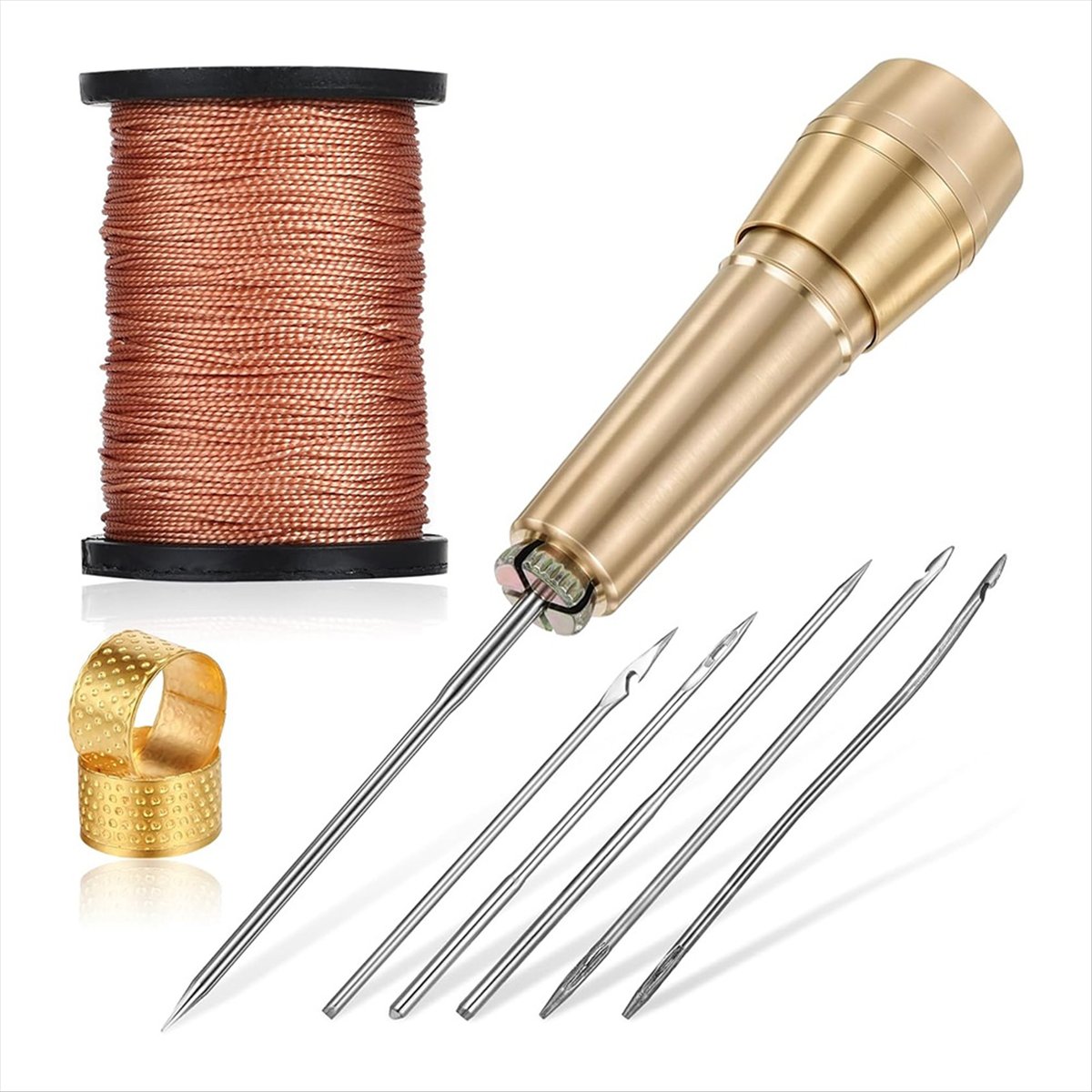 9pcs Leather Sewing Awl Kit wi - Sewing Kit avaliação e preço