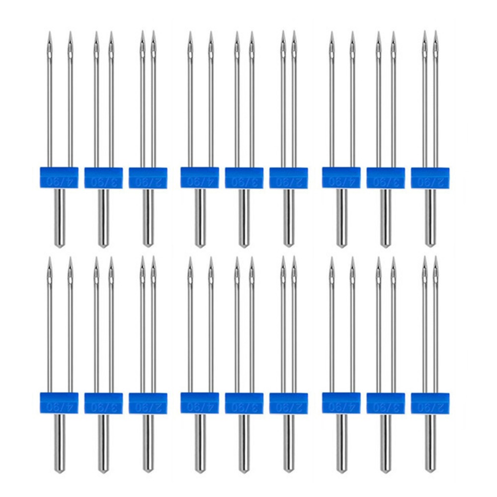 18pcs Stainless Steel Sewing M - Twin Needle Stretch avaliação e preço