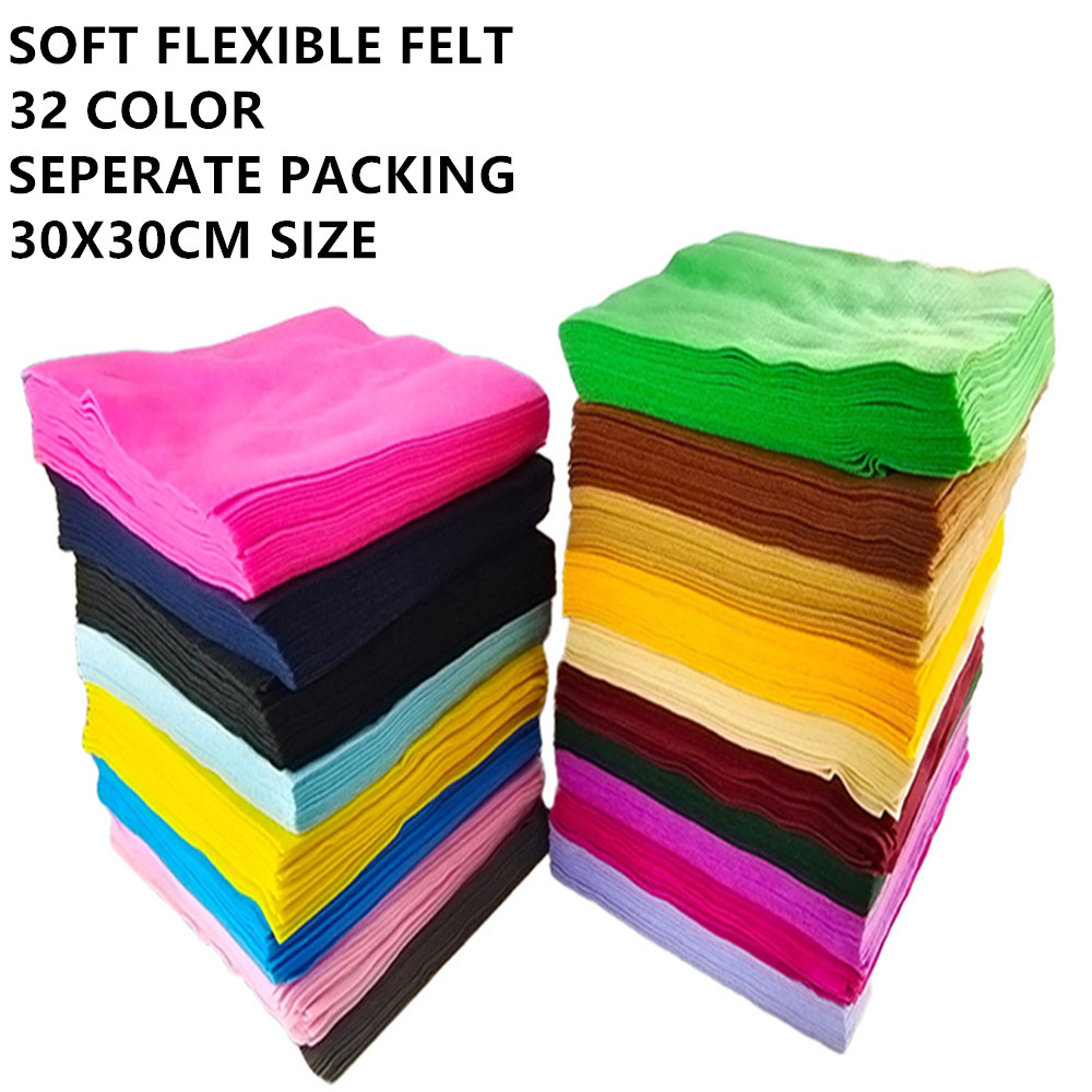 Coloured Felt Fabric Sheets fo - Fabric Softener Sheet avaliação e preço