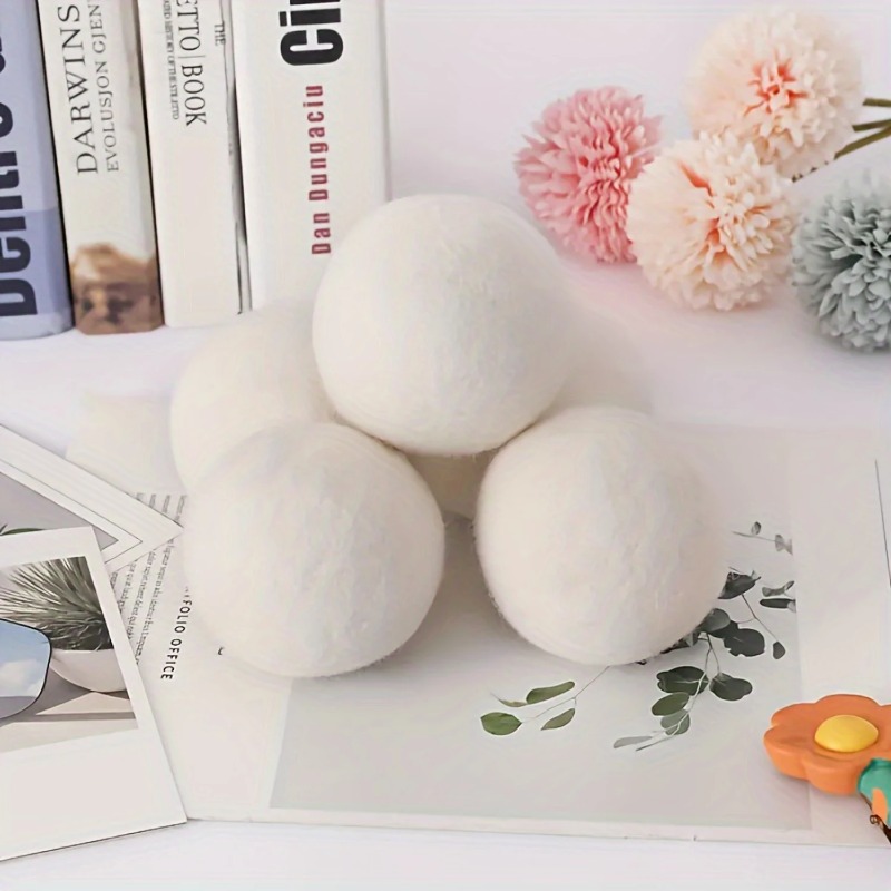 Clothes Wool Dryer Balls Laund - Fabric Softener Sheet avaliação e preço