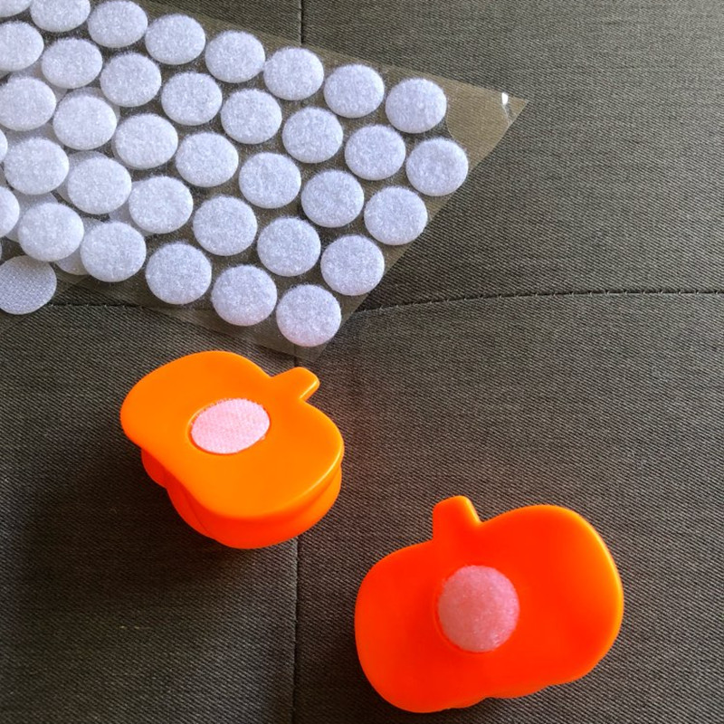 1000pair 10/15/20mm White Dot  - Velcro Sew On avaliação e preço