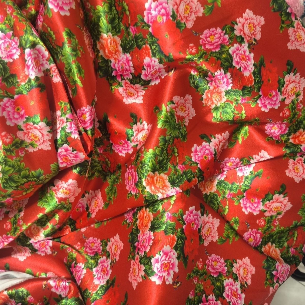 Satin Fabric Cloth without Ove - Sewing And Textile avaliação e preço