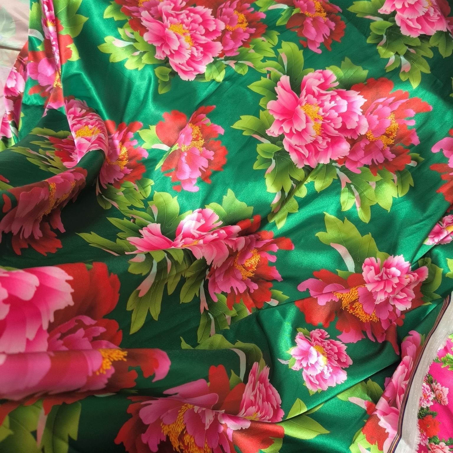 Satin Fabric Cloth without Ove - Sewing And Textile avaliação e preço