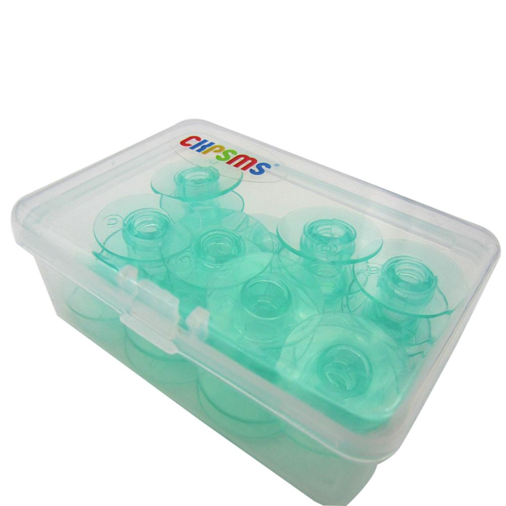 #4123078-45 Clear GREEN Bobbin - Sewing Machine Yarn avaliação e preço