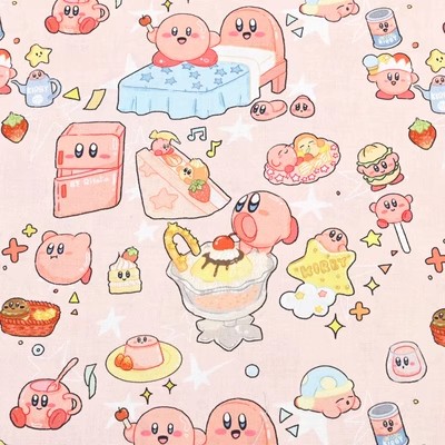 Cartoon Kirby 100 Cotton Fabri - Sewing And Textile avaliação e preço