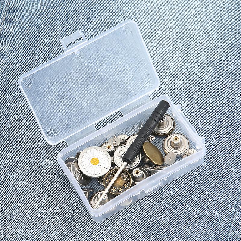 10/20Pcs Metal Jeans Buttons W - Sewing Repair avaliação e preço