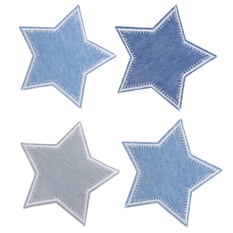 Cartoon Star Patches Sew on Ba - Sewing Repair avaliação e preço